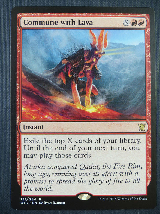 Comune with Lava - Mtg Card #8U6
