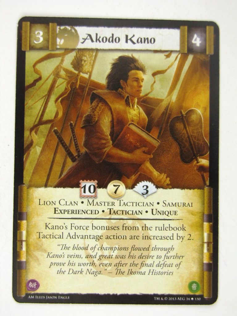 L5R Cards: Aftermath: AKODO KANO # 14H56