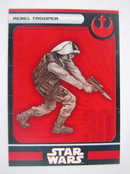 Star Wars Miniature Spare Cards: REBEL TROOPER # 11A83
