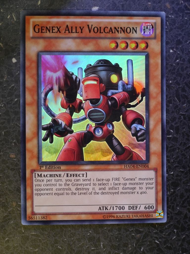 Yugioh Cards: GENEX ALLY VOLCANNON HA04 SUPER RARE # 3B64