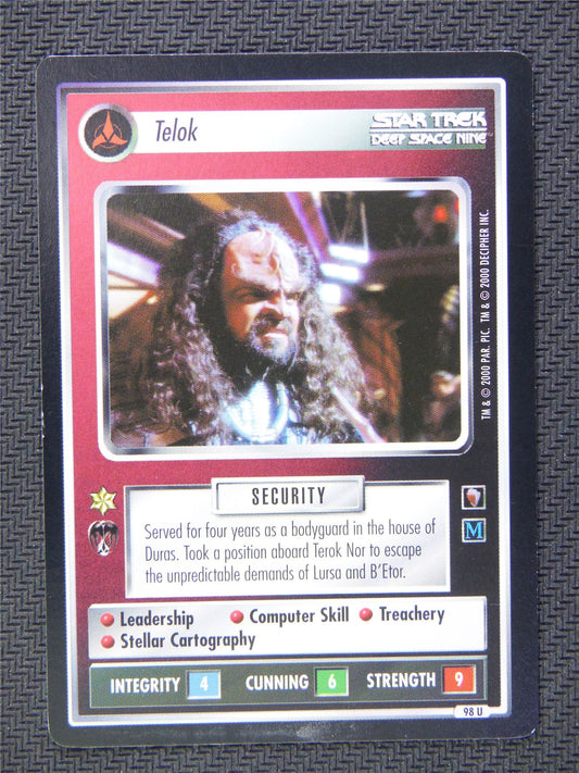 Telok Black Border - Star Trek CCG Deep Space Nine #50F