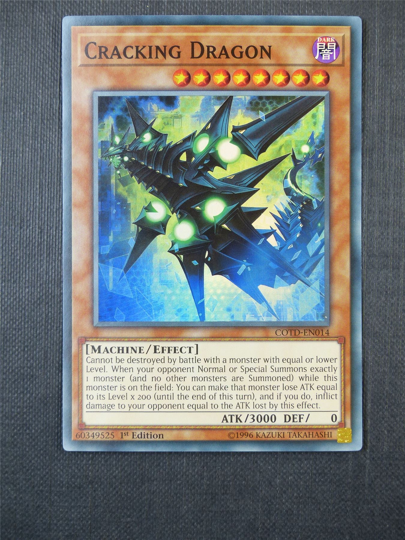 Cracking Dragon - Yugioh Card #9L6