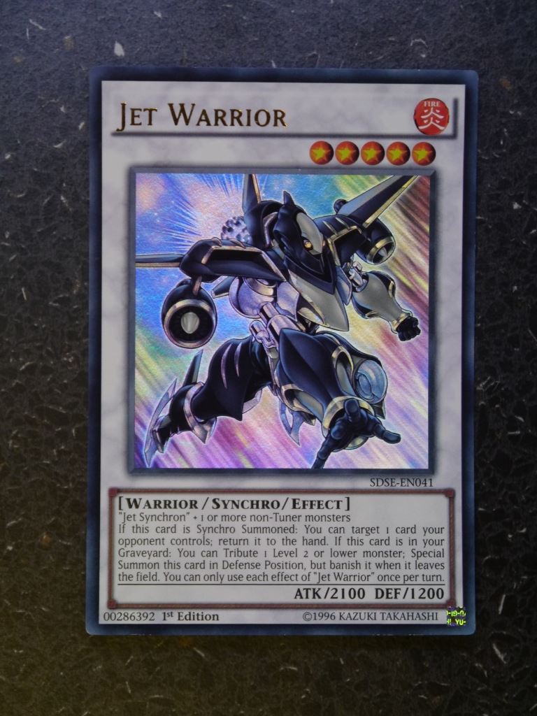 Yugioh Cards:JET WARRIOR SDSE SUPER RARE # I40