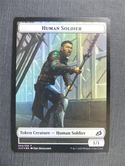 Beast / Human Soldier Token Foil - IKO - Mtg Card