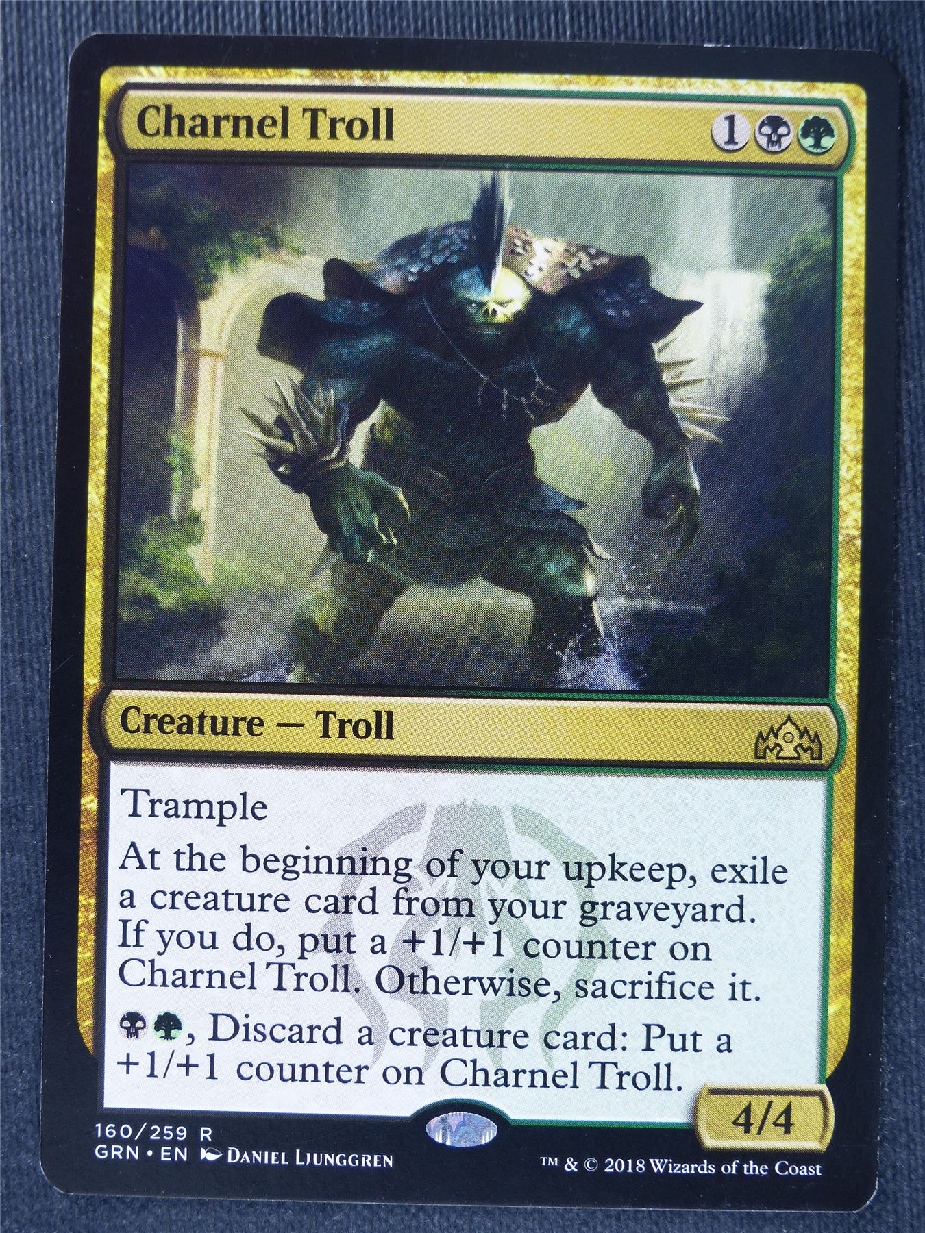 Charnel Troll - Mtg Magic Cards #1AM