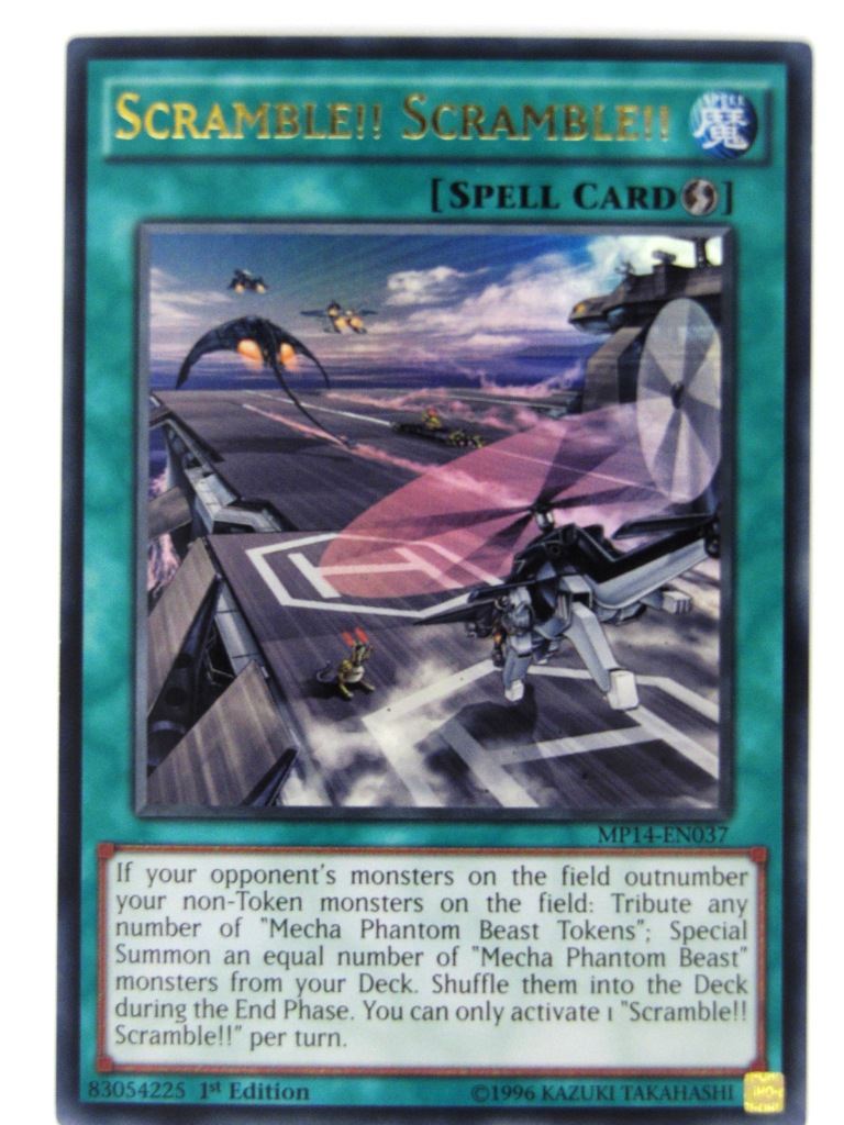 Yugioh Cards: SCRAMBLE!! SCRAMBLE!! MP14 ULTRA RARE # 21H33