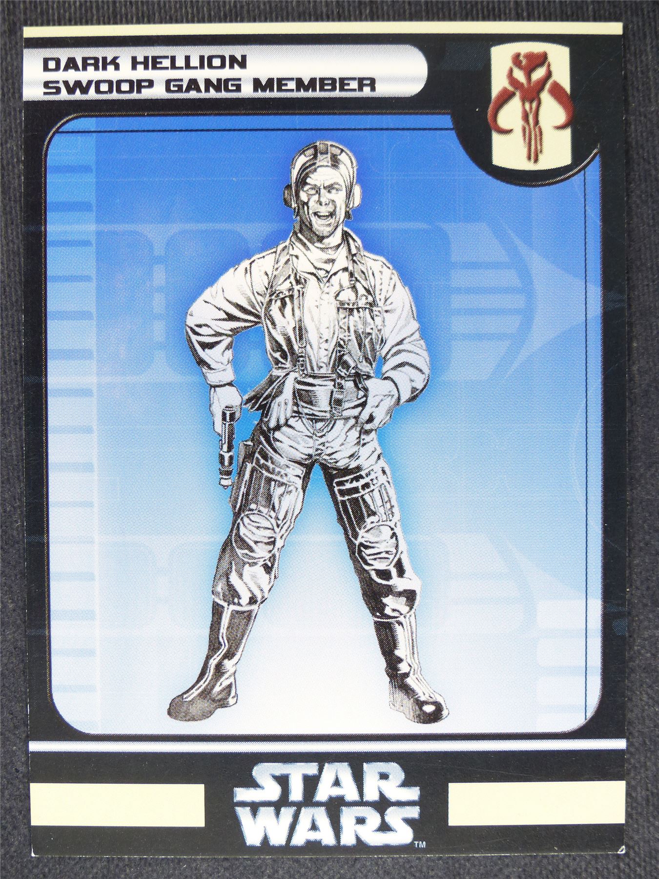 Dark Hellion Swoop Gang Member - Star Wars Miniatures Spare Cards #6H