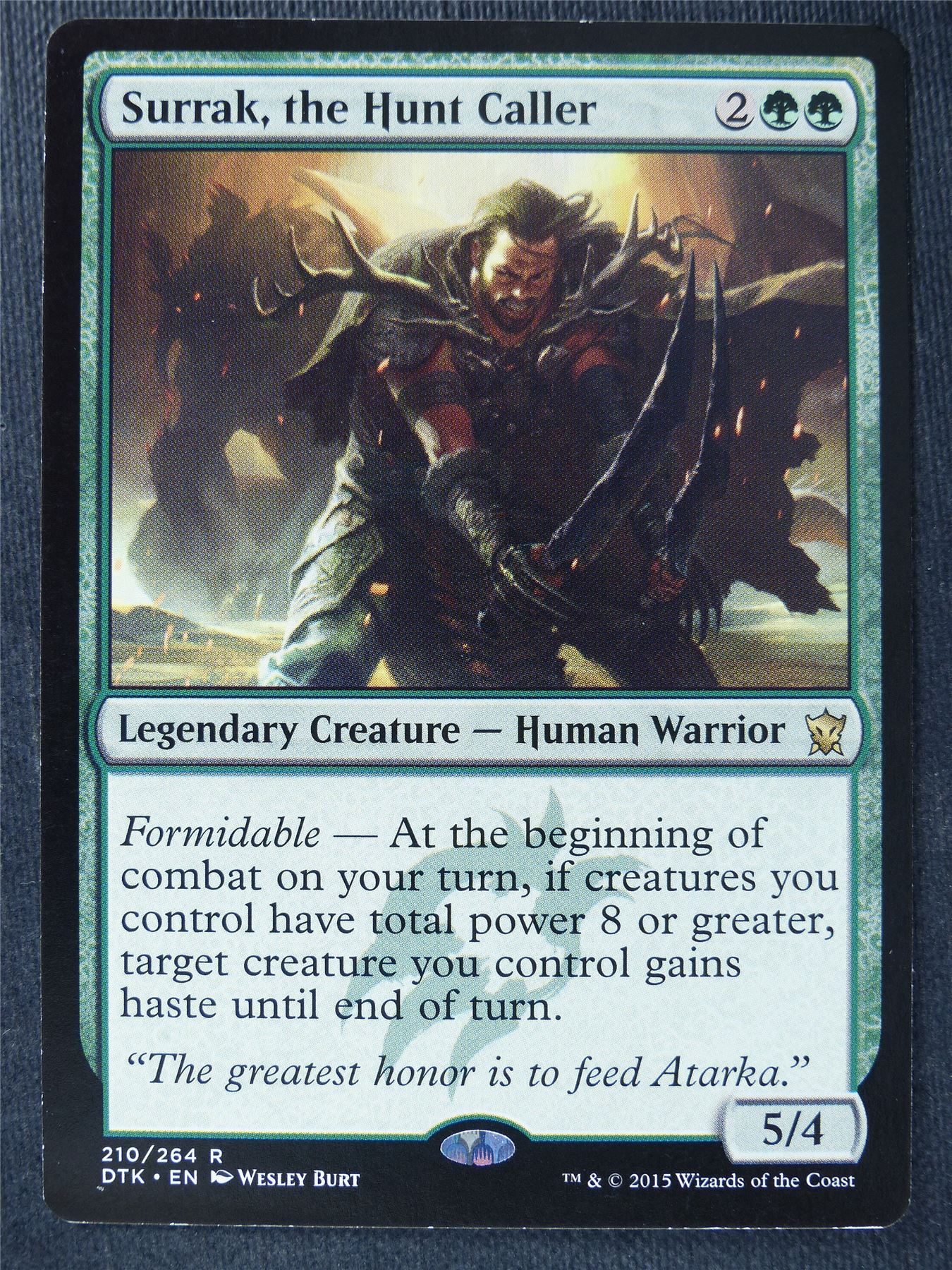 Surrak the Hunt Caller - Mtg Magic Cards #SZ