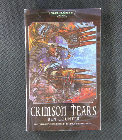 Crimson Tears - Ben Counter - Warhammer Novel Softback #ZL