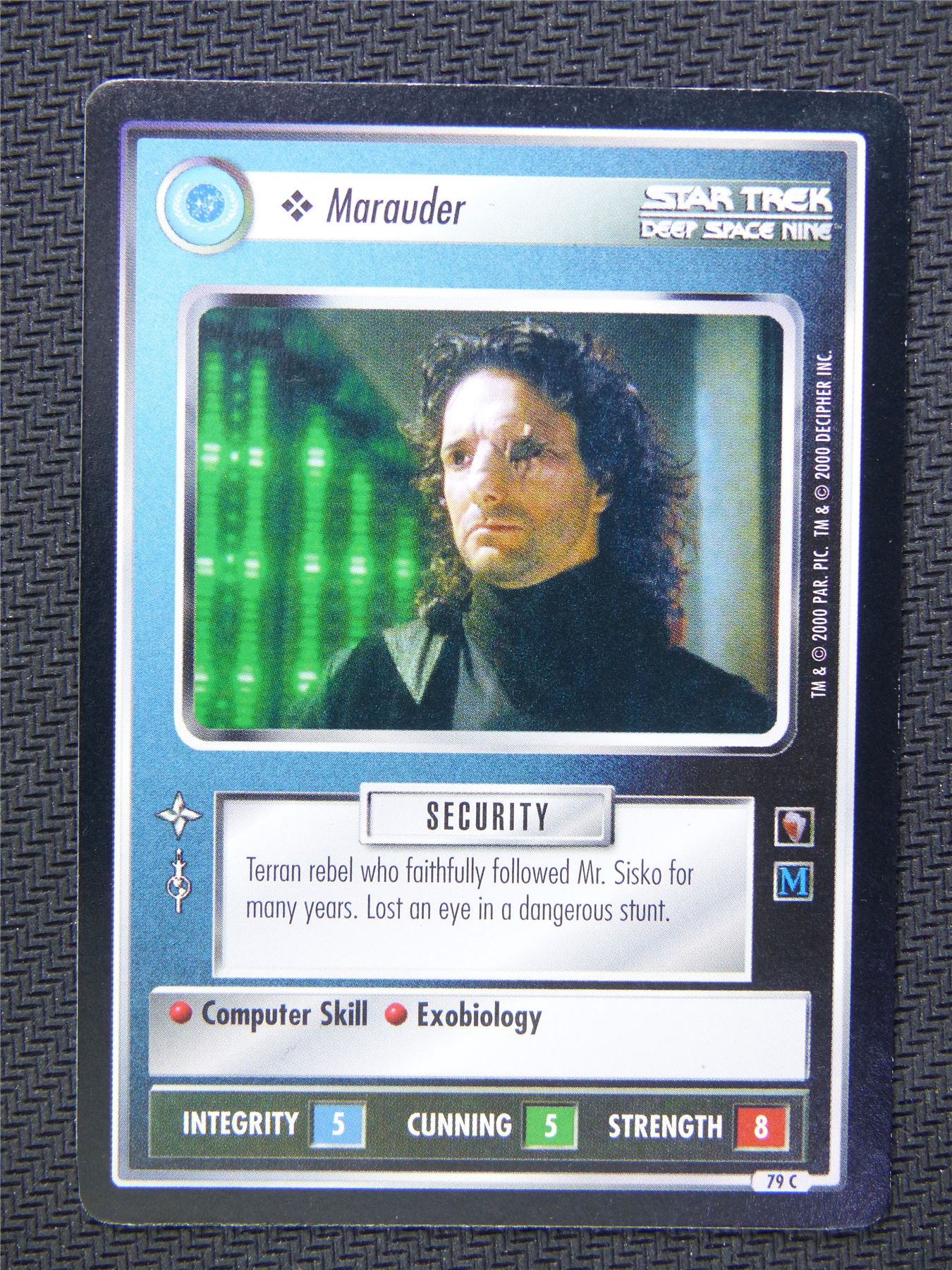 Marauder Black Border - Star Trek CCG Deep Space Nine #4YL