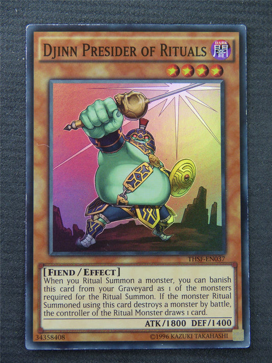 Djinn Presider Of Rituals THSF Super Rare - Yugioh Card #1QA