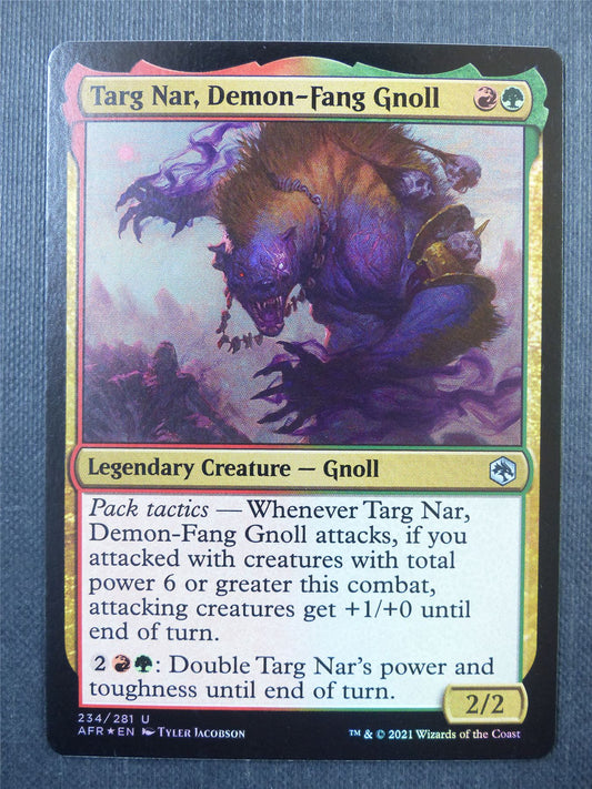 Targ Nar Demon-Fang Gnoll Foil - Mtg Card #40Q