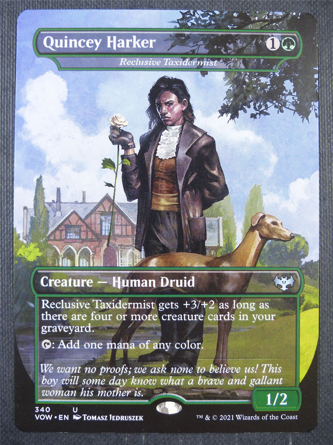 Quincey Harker Borderless - Mtg Card #8UV