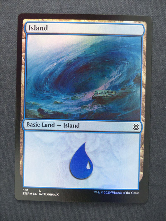 Island 381 Foil - Mtg Magic Cards #4R