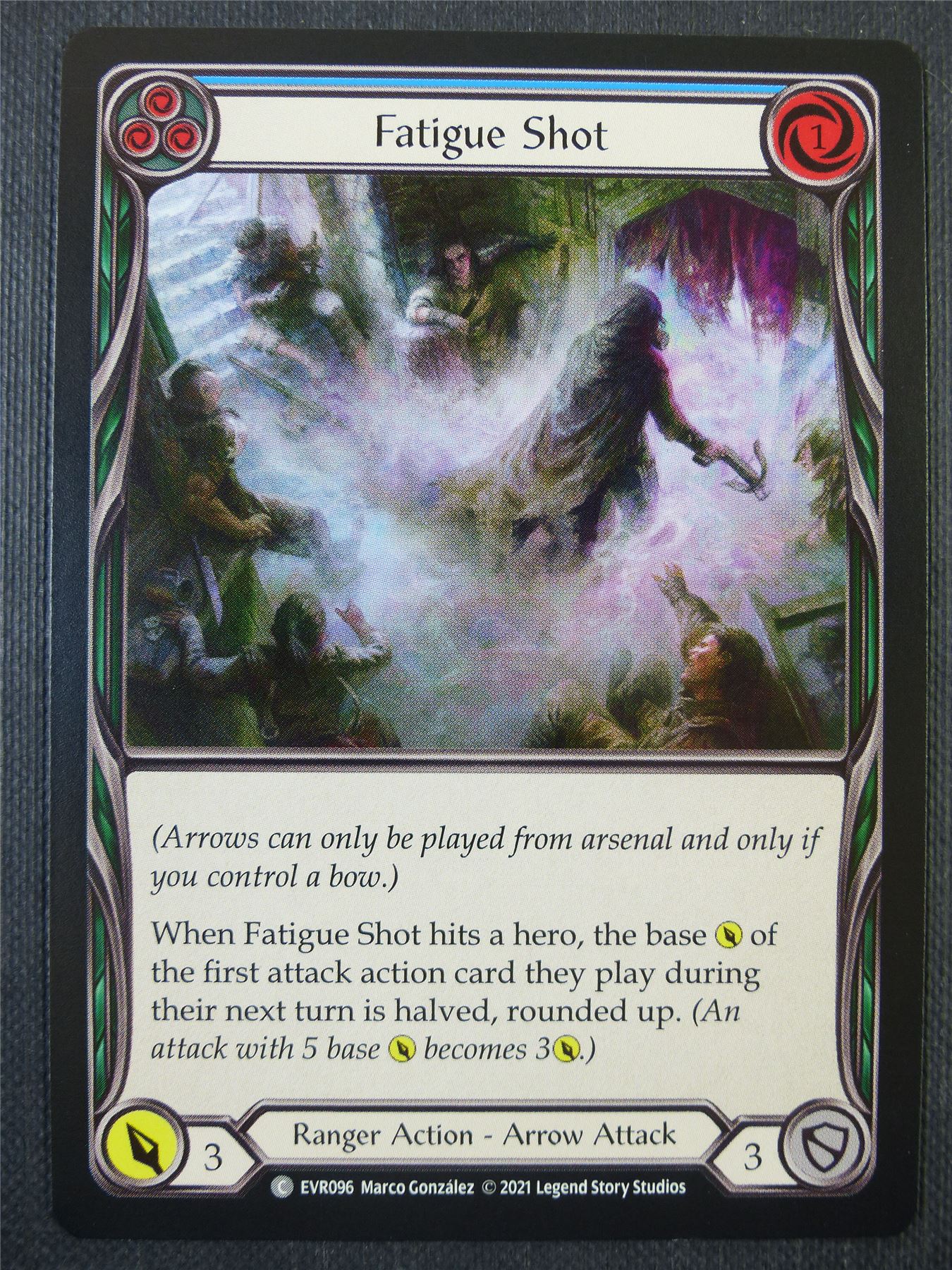 Fatigue Shot Blue - 1st ed Everfest - Flesh & Blood Card #6EU