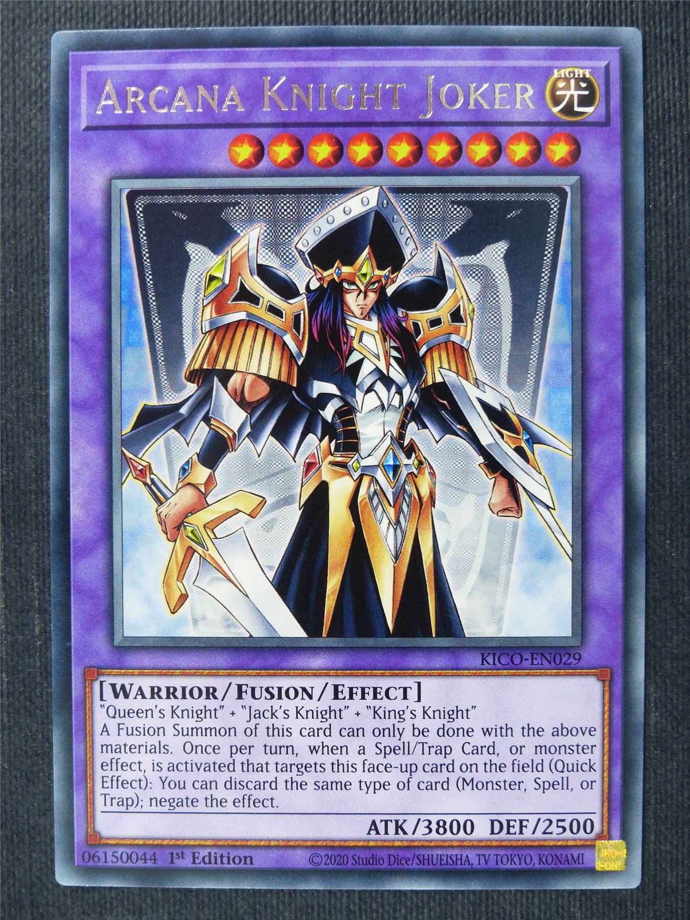 Arcana Knight Joker KICO Rare - 1st ed Yugioh Cards #35H