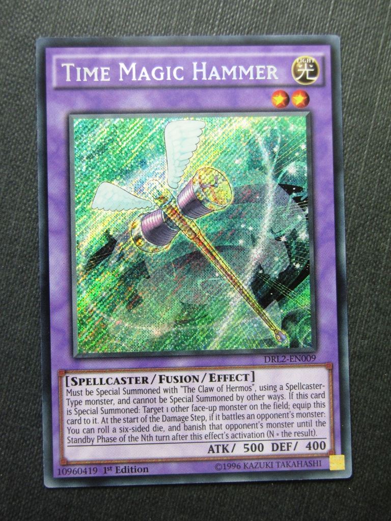 Time Magic Hammer DRL2 Secret Rare - 1st ed - Yugioh Cards #1TH