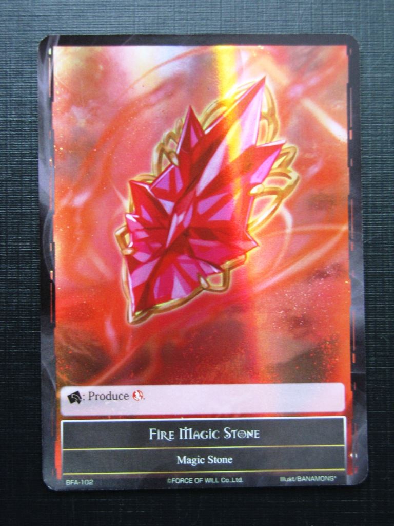 Force of Will Cards: FIRE MAGIC STONE FOIL # 18G55