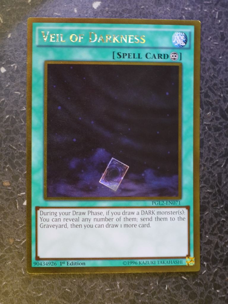 Yugioh Cards: VEIL OF DARKNESS PGL2 GOLD RARE # 3D24