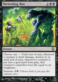 Mtg: Shriveling Rot : Darksteel