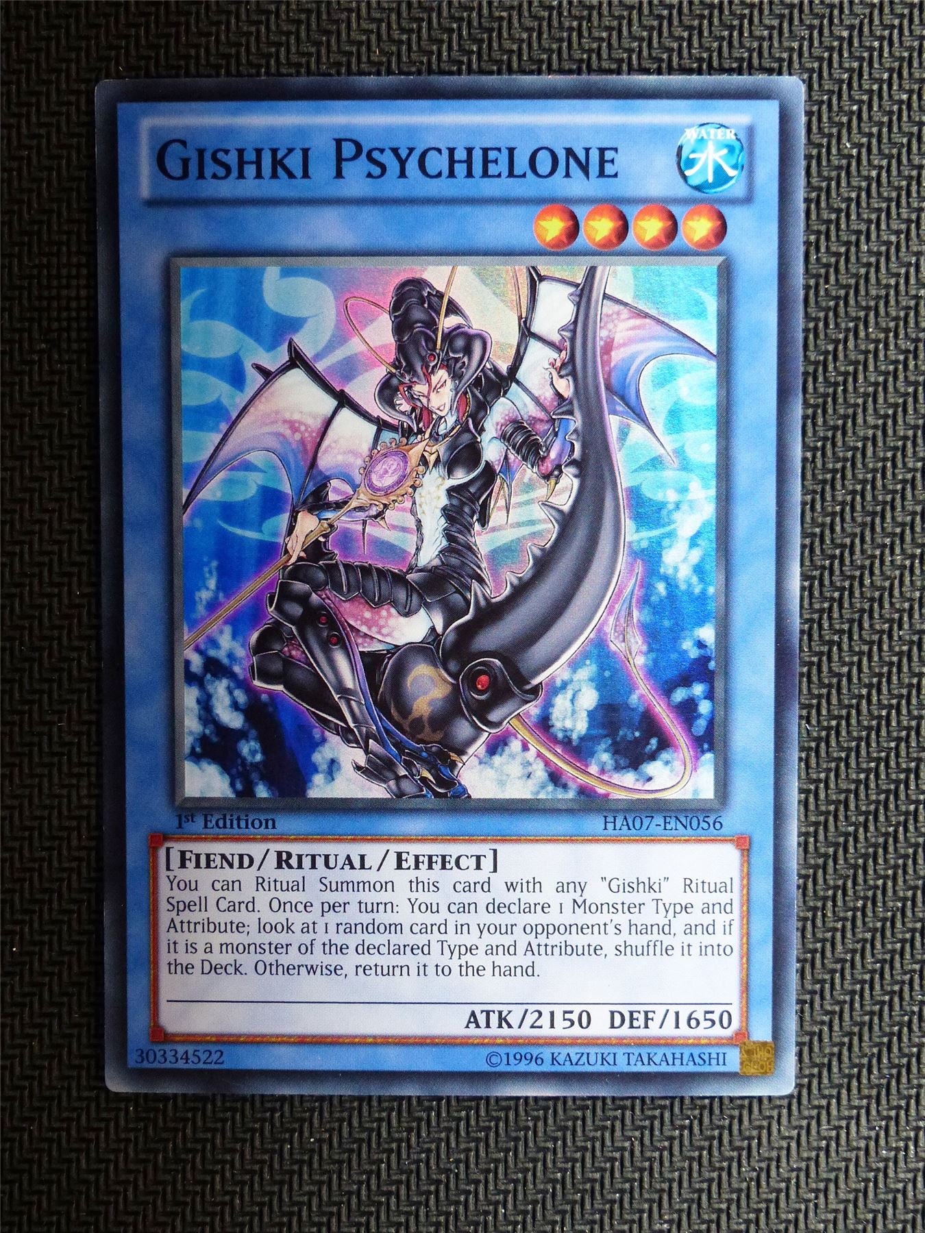 Gishki Psychelone - HA07 - Super Rare - Yugioh Card # 1I100