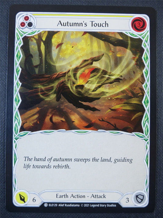 Autumn's Touch - Yellow - Tales of Aria 1st ed - Flesh and Blood Card #62Q
