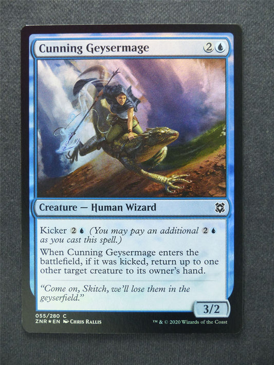 Cunning Geysermage Foil - Mtg Magic Cards #LM