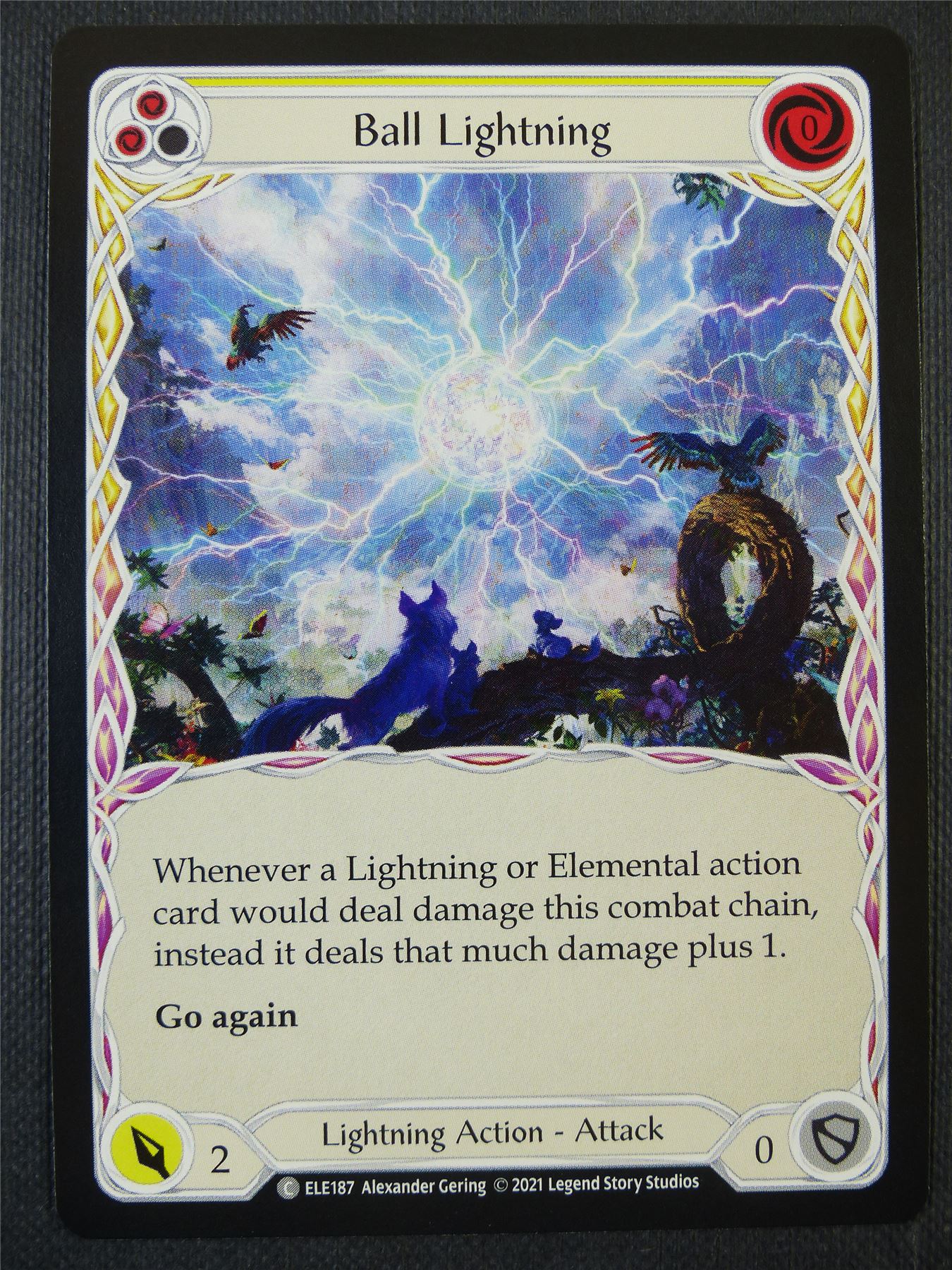 Ball Lightning - Yellow - Tales of Aria 1st ed - Flesh and Blood Card #61W