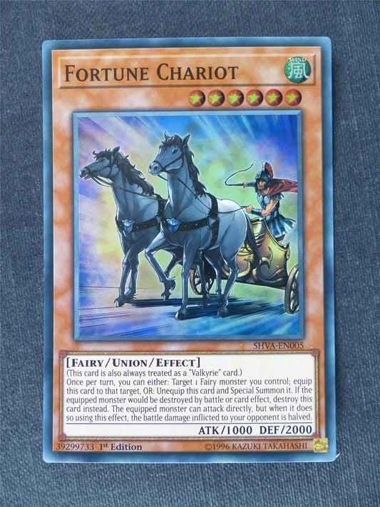 Fortune Chariot SHVA Super Rare - 1st ed - Yugioh Cards #TT