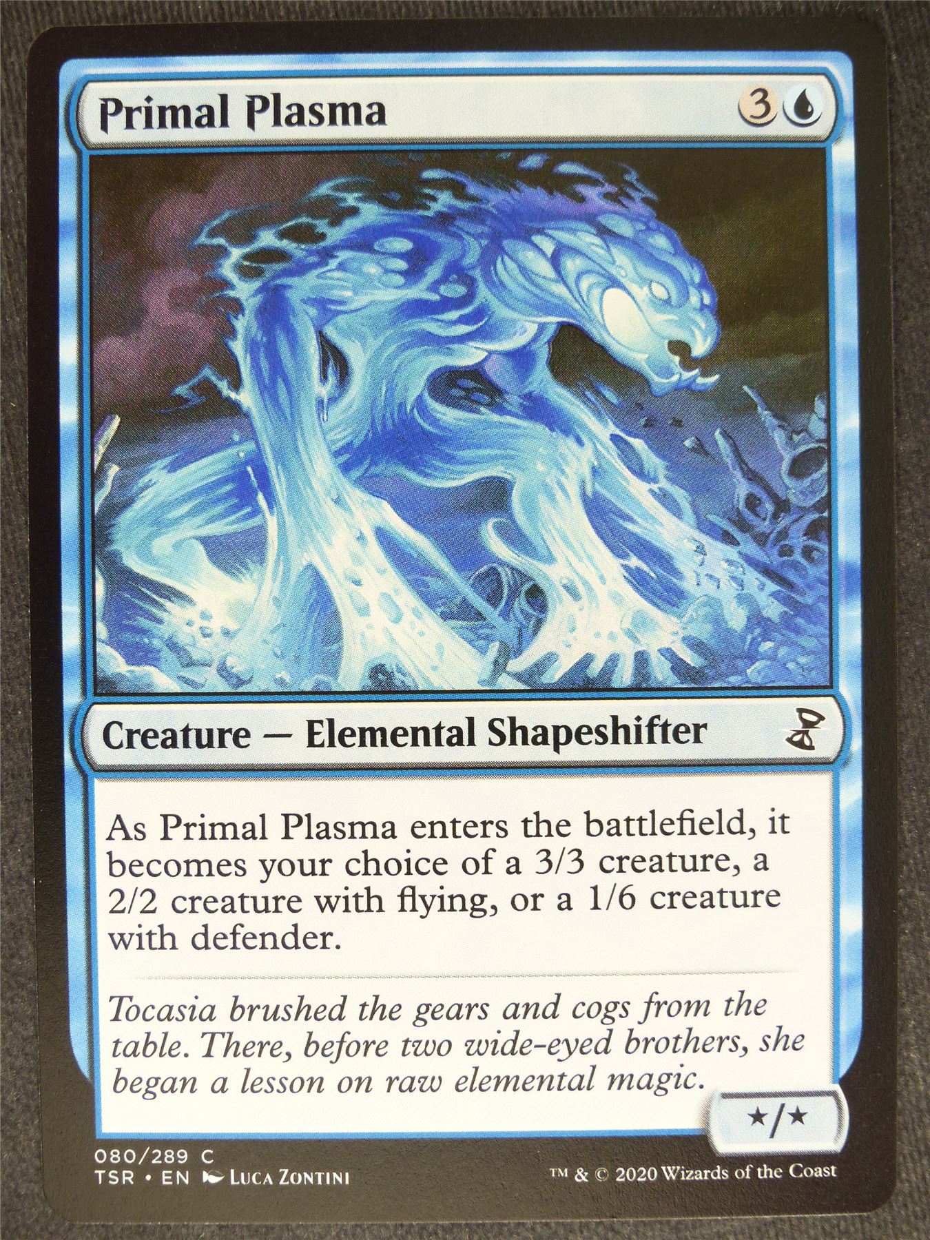 Primal Plasma - Remastered - Mtg Magic Cards #WI