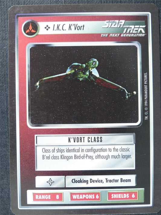 I.K.C K'Vort - NG - Star Trek Cards #S1