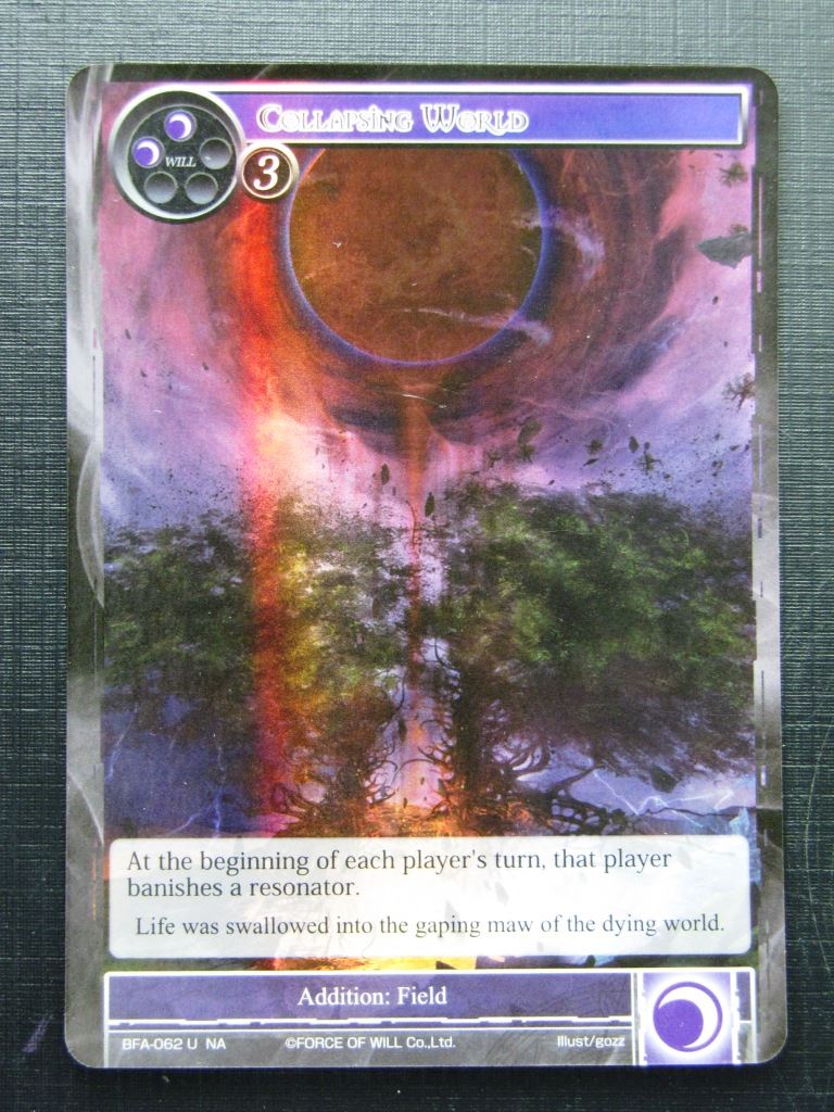 Force of Will Cards: COLLAPSING WORLD U FOIL # 26F86