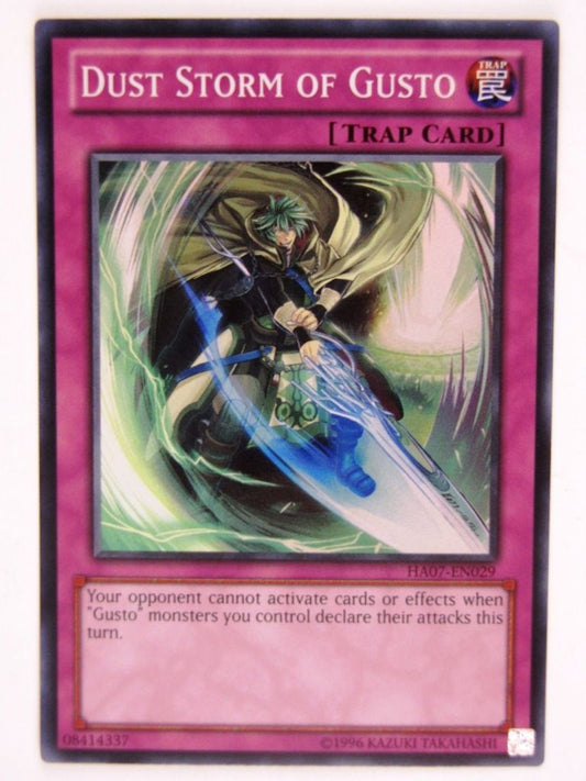 Yugioh CCG: DUST STORM OF GSTO HA07 SUPER RARE