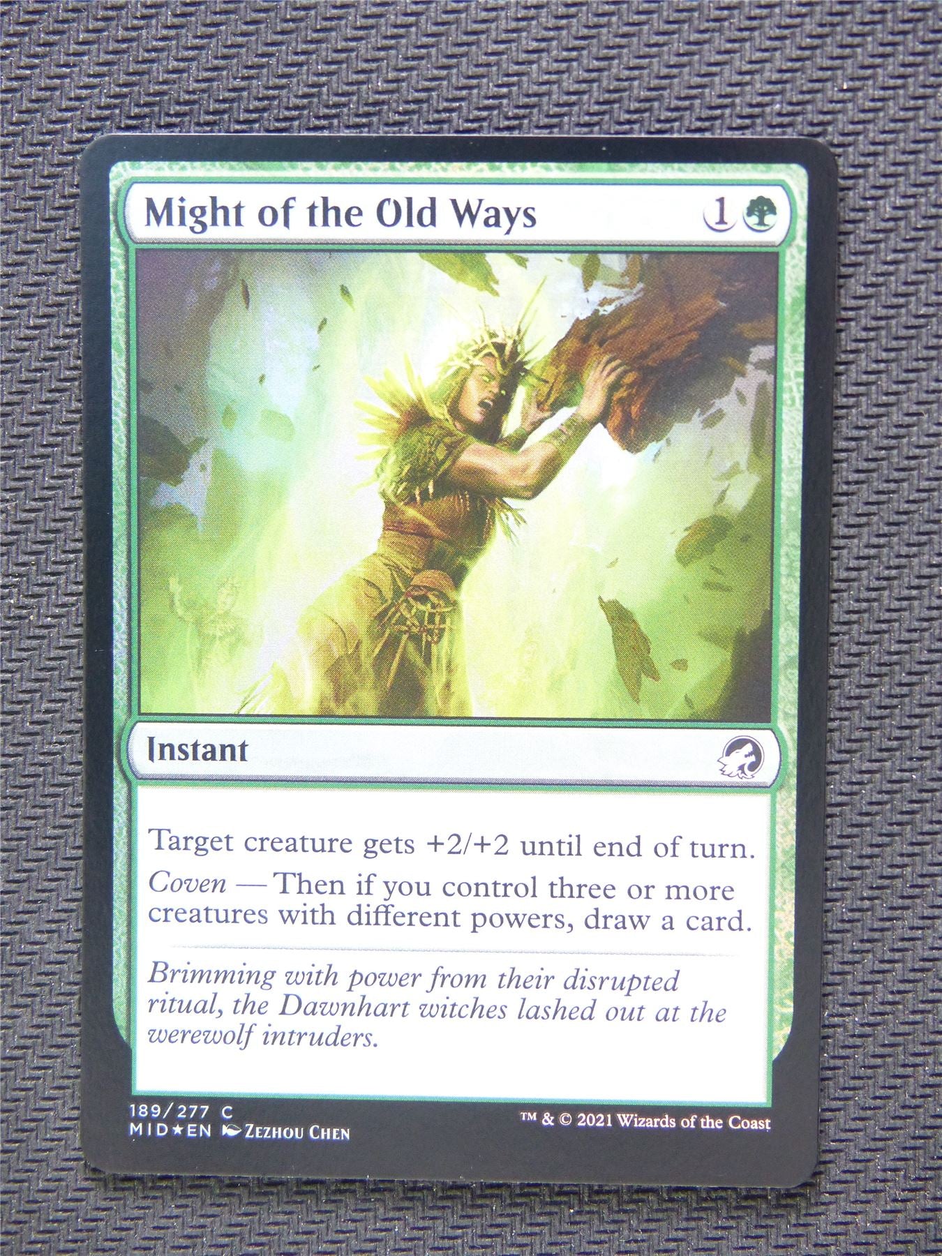 Might of the Old Ways Foil - Innistrad - Mtg Card #3QD