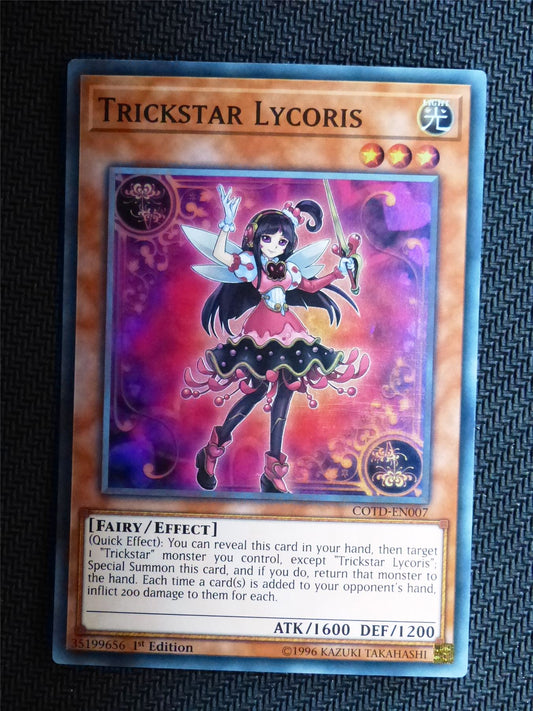 Trickstar Lycoris - COTD - Super Rare - Yugioh Card # 1G64