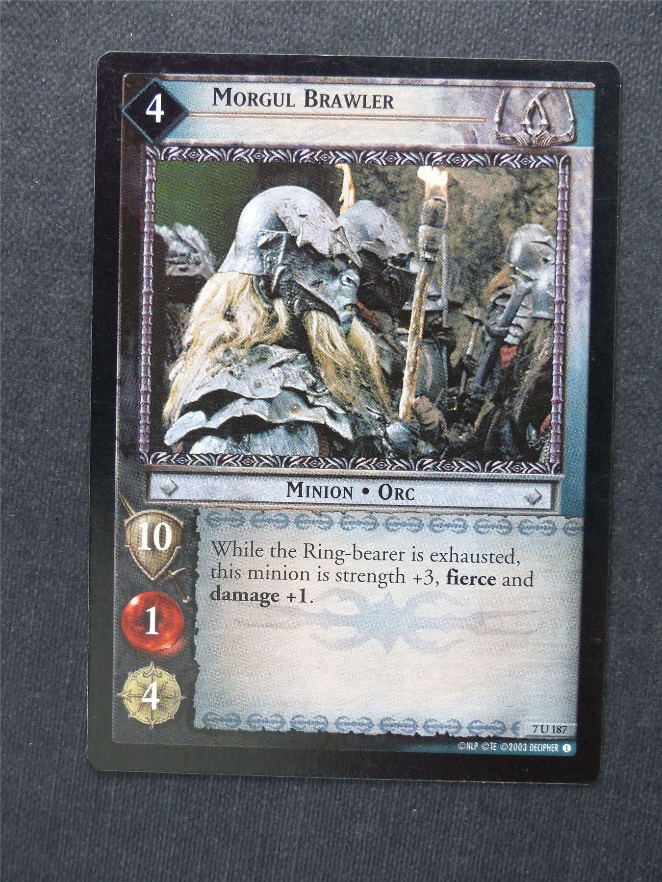 Morgul Brawler 7 U 187 - LotR Cards #S