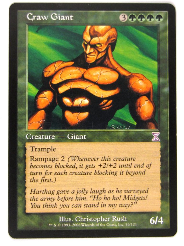 MTG Magic: The Gathering Cards: CRAW GIANT: TSP