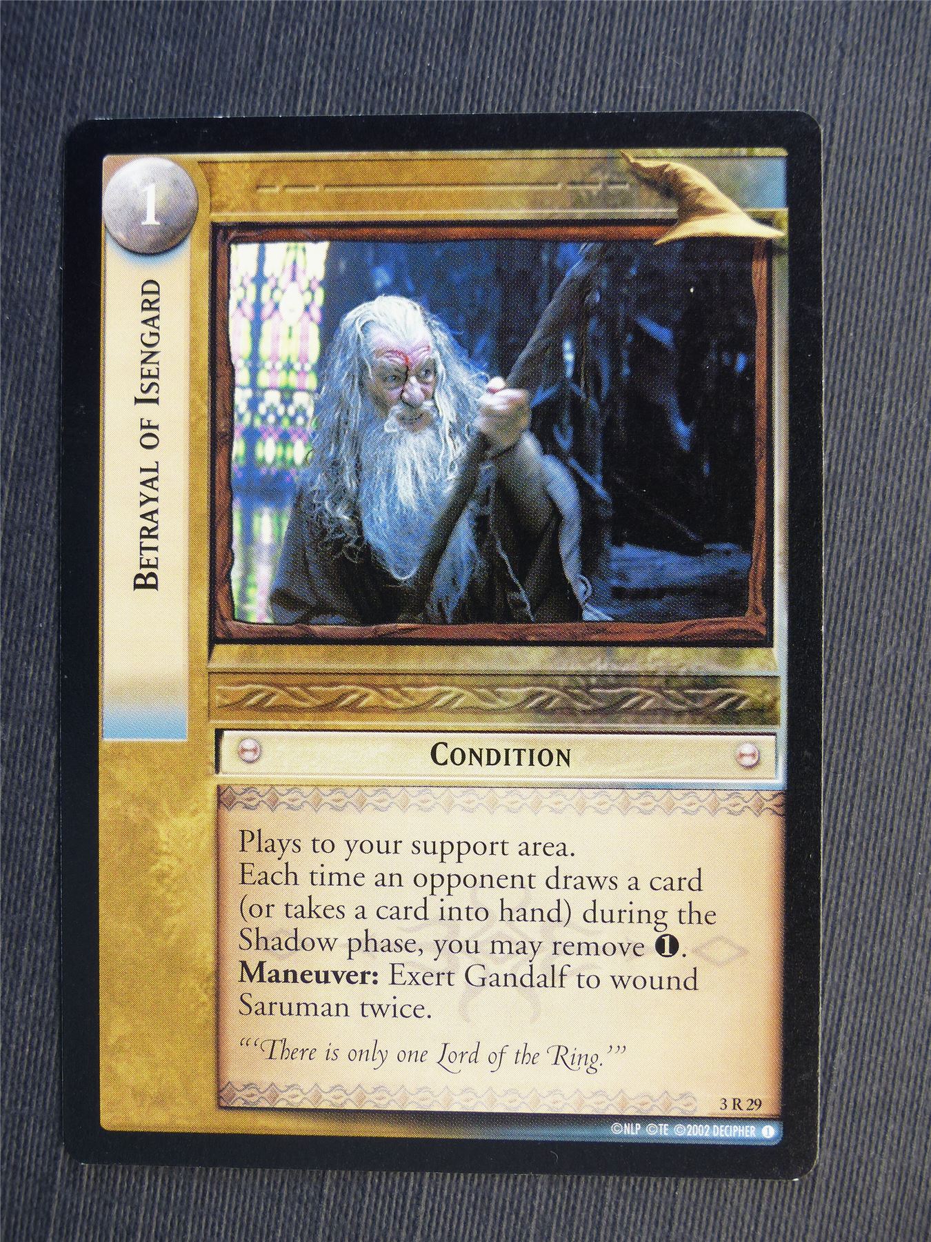 Betrayal of Isengard 3 R 29 - LotR Cards #679