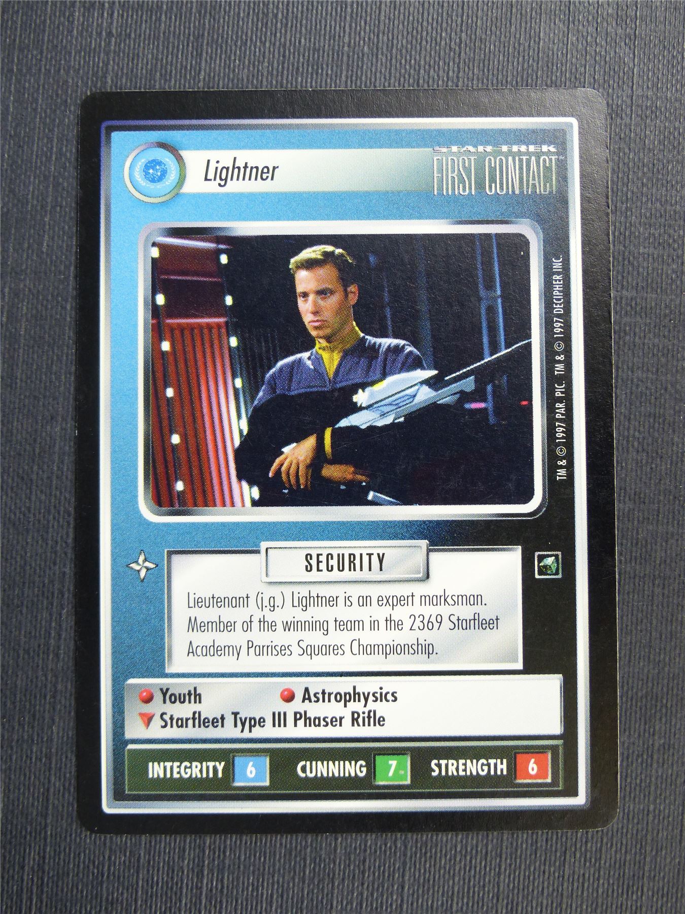 Lightner - First Contact - Star Trek Cards #4R4