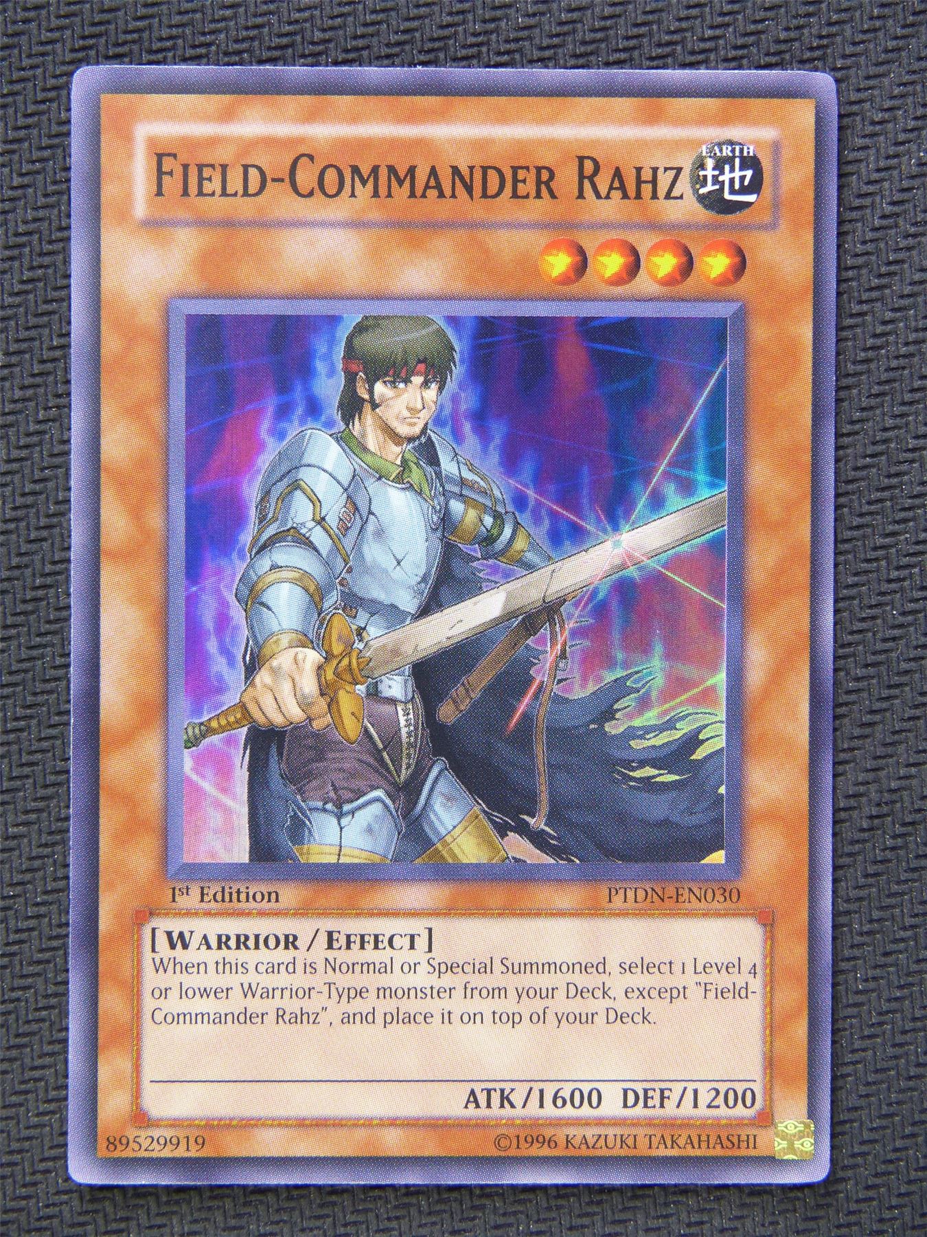 Field Commander Rahz PTDN - Super Rare - Yugioh Card #5VV