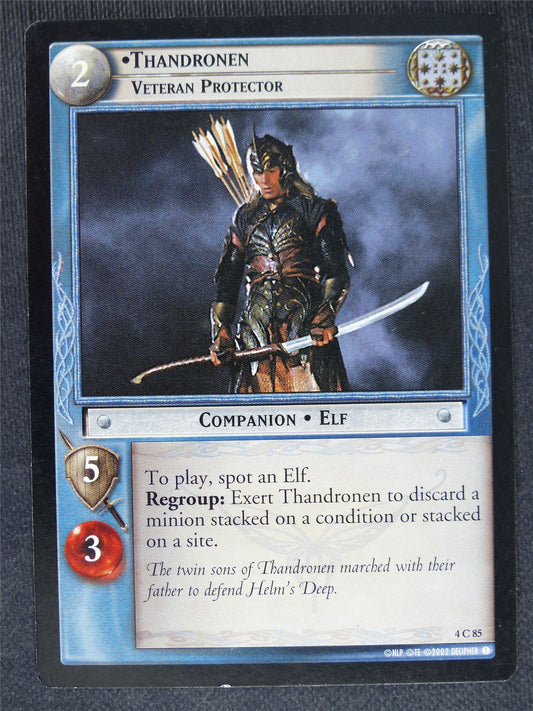 Thandronen 4 C 85 - played - LotR cards #CV