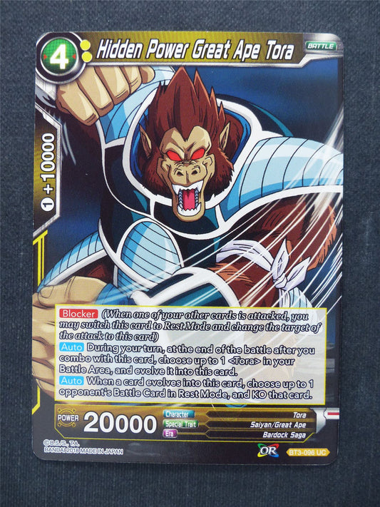 Hidden Power Great Ape Tora - Dragon Ball Super Cards #FE
