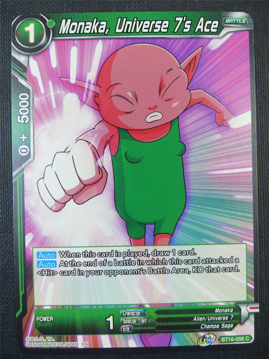 Monaka Universe 7's Ace - Dragon Ball Super Card #80K