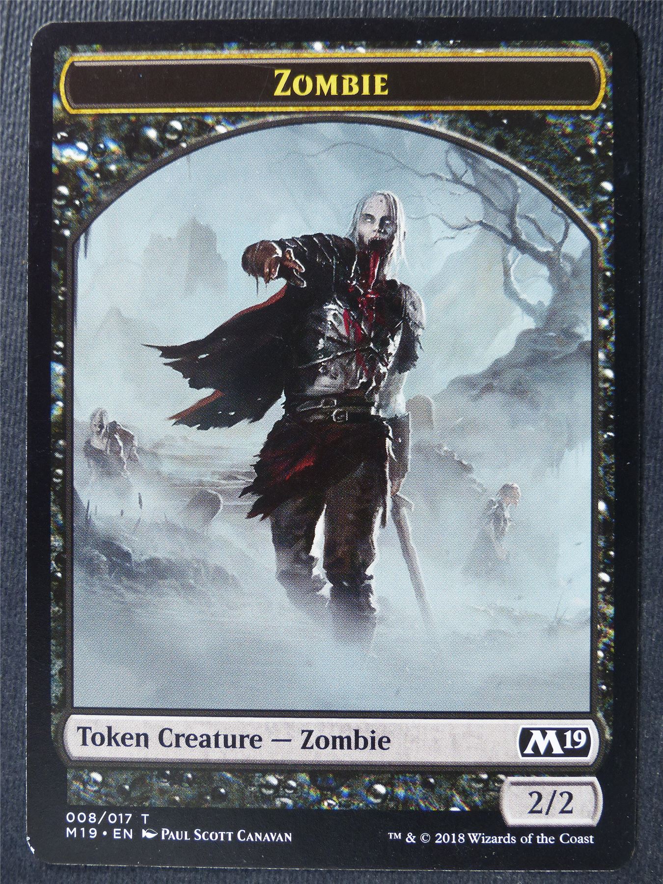 Zombie Token - Mtg Card #4Q7