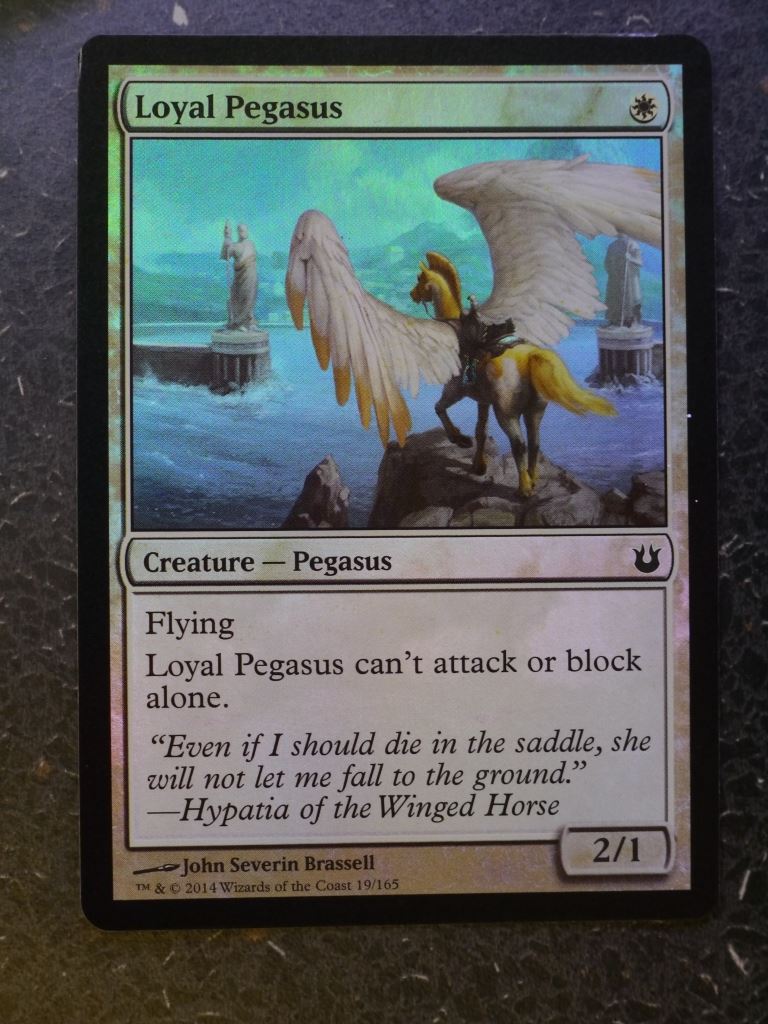 MTG Magic Cards: LOYAL PEGASUS FOIL # 4I75
