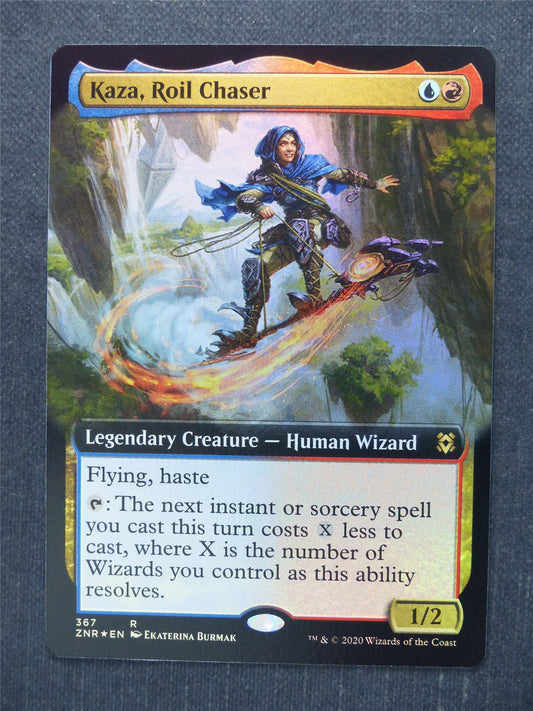 Kaza Roil Chaser Showcase Foil - Mtg Magic Cards #KT