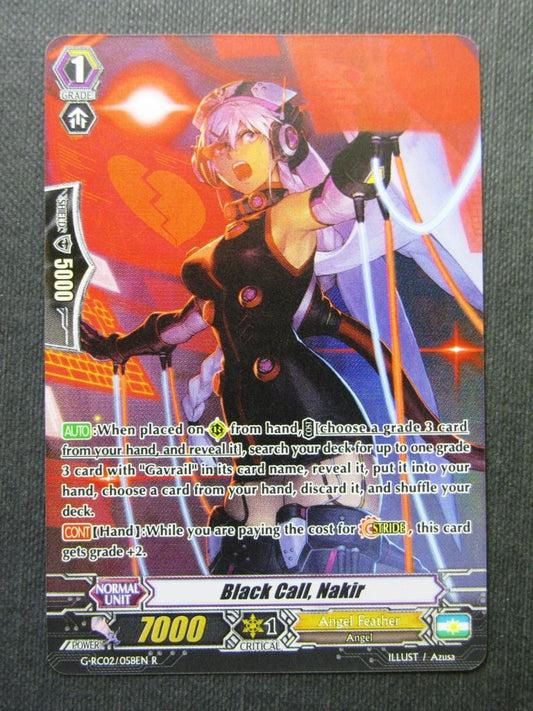 Black Call Nakir G-RC02 R - Vanguard Cards #J8