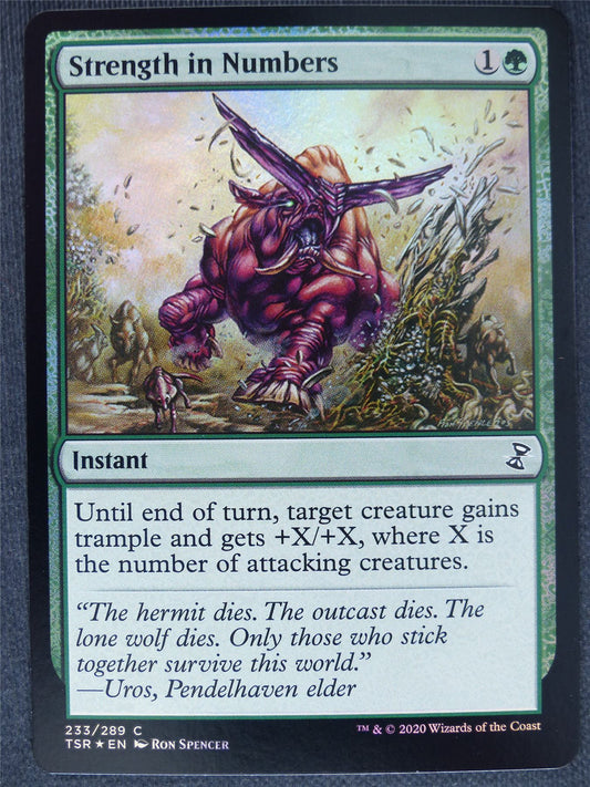 Strength in Numbers Foil - Remastered - Mtg Magic Cards #PP