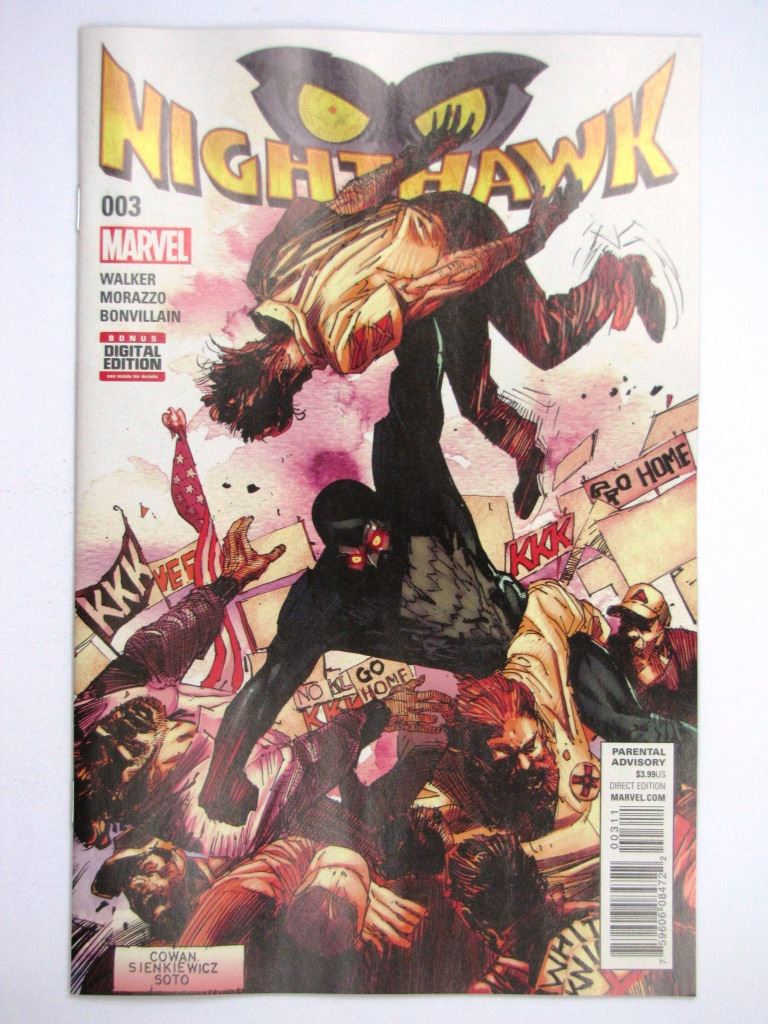 Marvel Comics: NIGHTHAWK #3 SEPTEMBER 2016 # 14D5