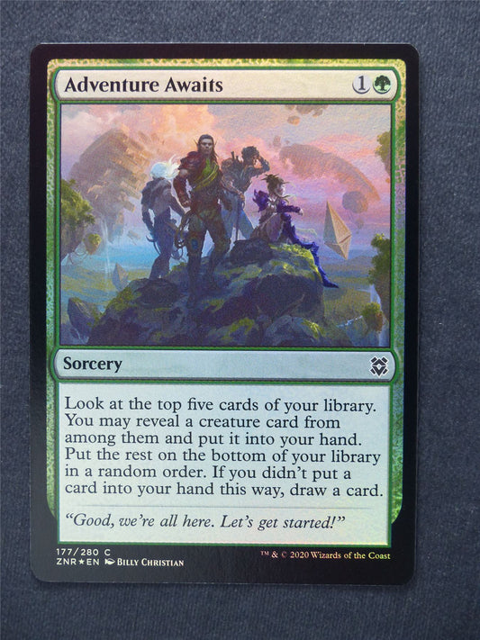 Adventure Awaits Foil - Mtg Magic Cards #WL
